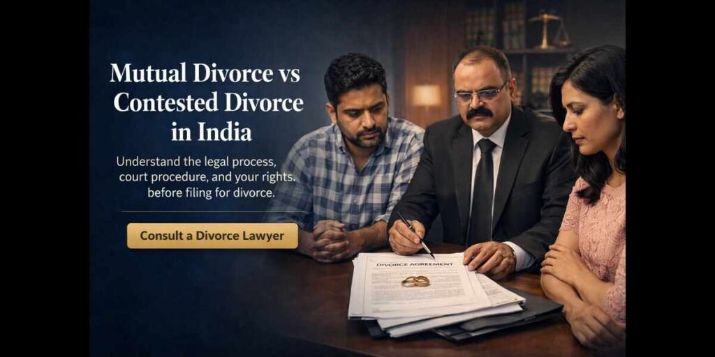 Mutual vs Contested Divorce in India