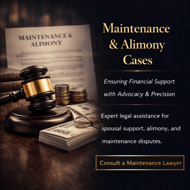 Maintenance & Alimony Cases